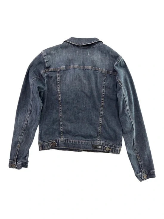KUT Helena Denim Jacket Large Cropped Stretch Jean Jacket - Picture 5 of 12